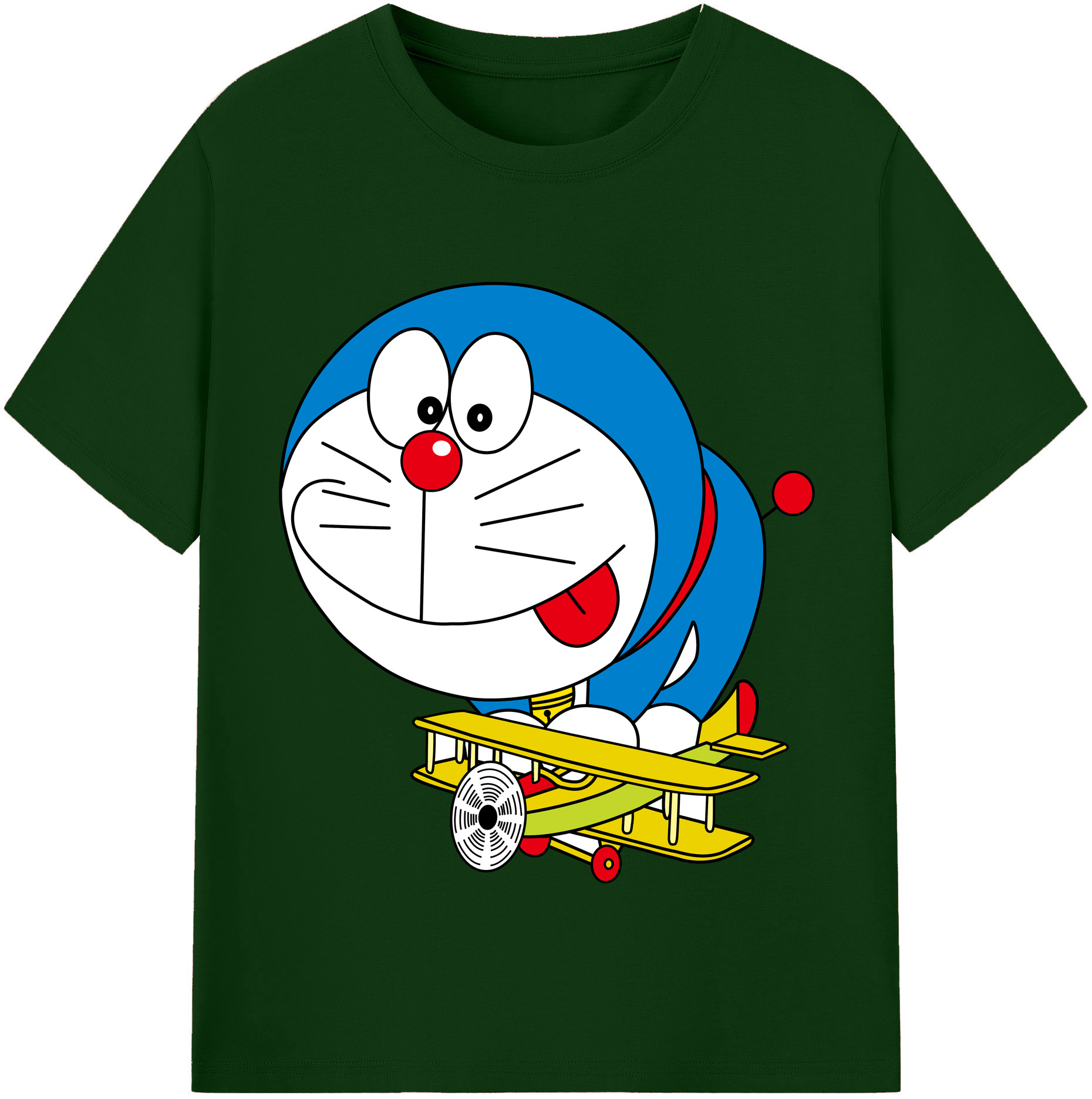 （画像用） ドラえもん Doraemon 綿100％半袖Tシャツ（フロントプリント）